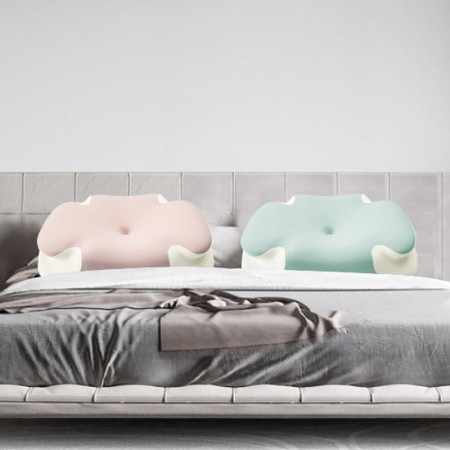 Butterfly-shaped memory foam neck pillow