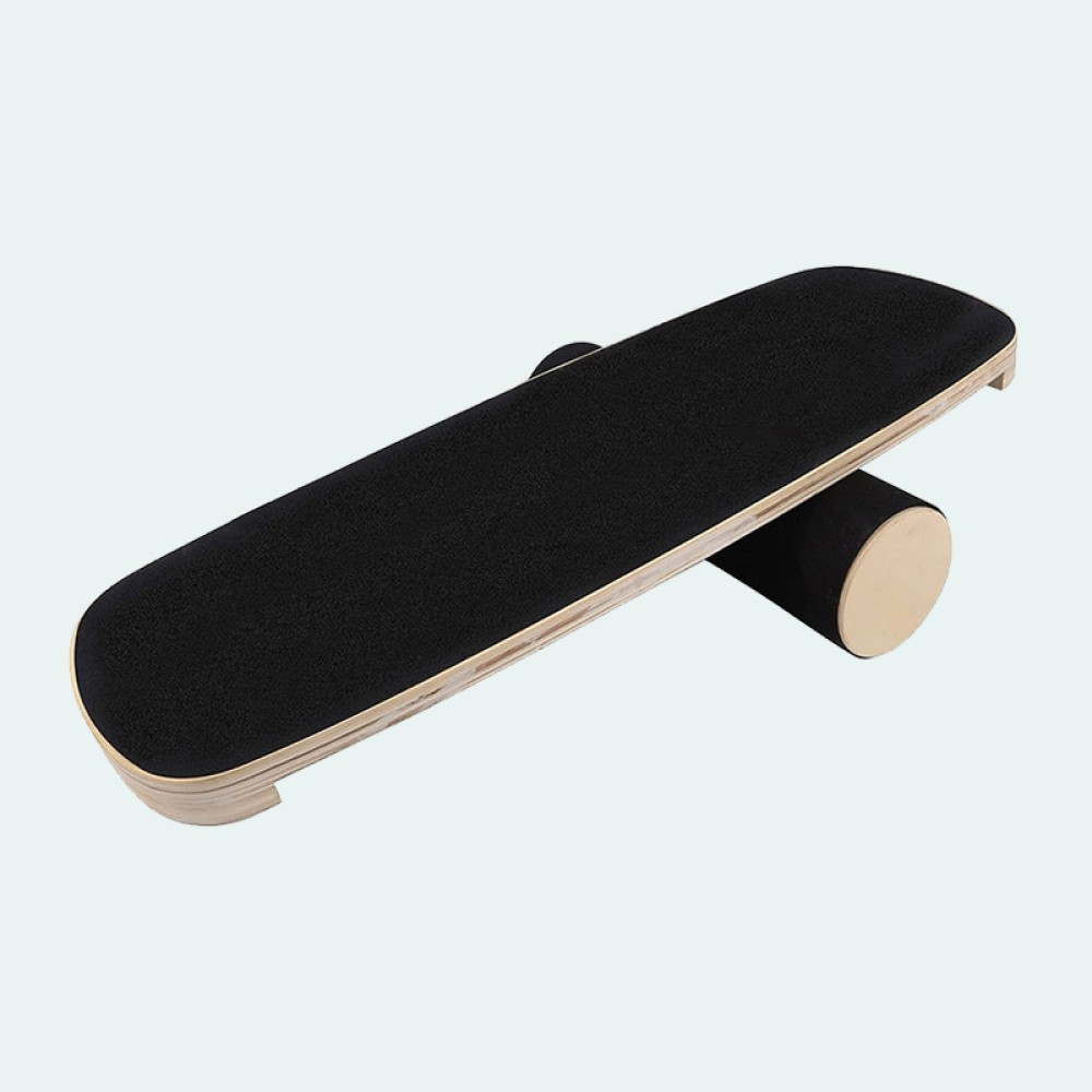 New wooden roller balance training board