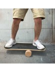 Multifunctional wooden swing balance training board