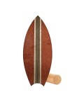 Professional wooden cork balance training skateboard