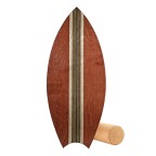 Professional wooden cork balance training skateboard