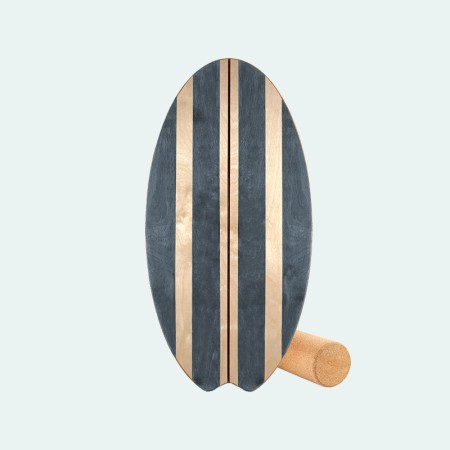 Multifunctional wooden surf balance training board