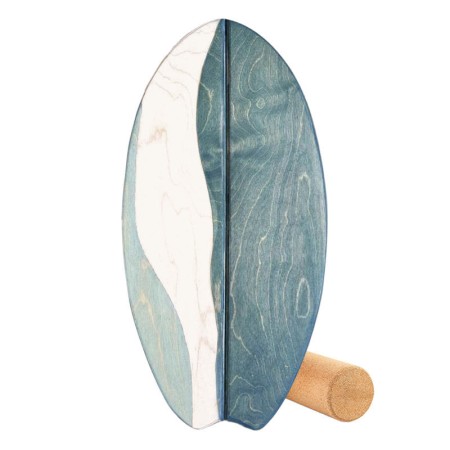 Multifunctional wooden surf balance training board