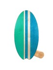 Multifunctional wooden surf balance training board
