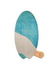 Multifunctional wooden surf balance training board