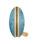 Multifunctional wooden surf balance training board