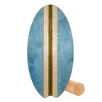 Multifunctional wooden surf balance training board