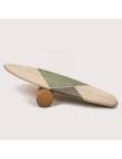 Multifunctional wooden balance training skateboard