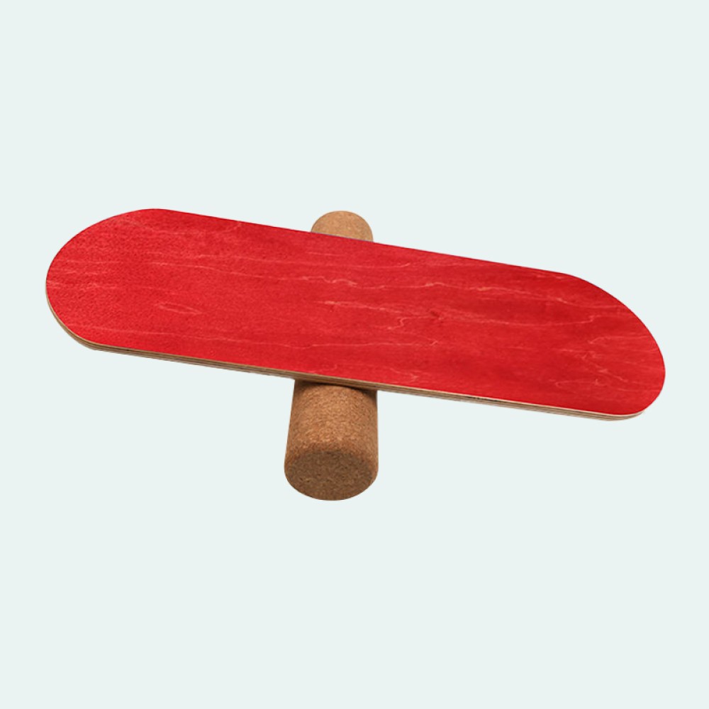 Wooden Roller Balance Training Board