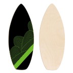 Classic wooden balance training board