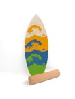 Classic wooden balance training board