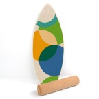 Classic wooden balance training board