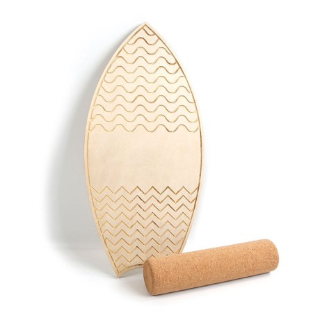 Multifunctional wooden sports balance training board