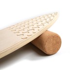 Multifunctional wooden sports balance training board