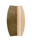 Ten-layer maple and cork roller balance training board