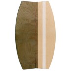 Ten-layer maple and cork roller balance training board