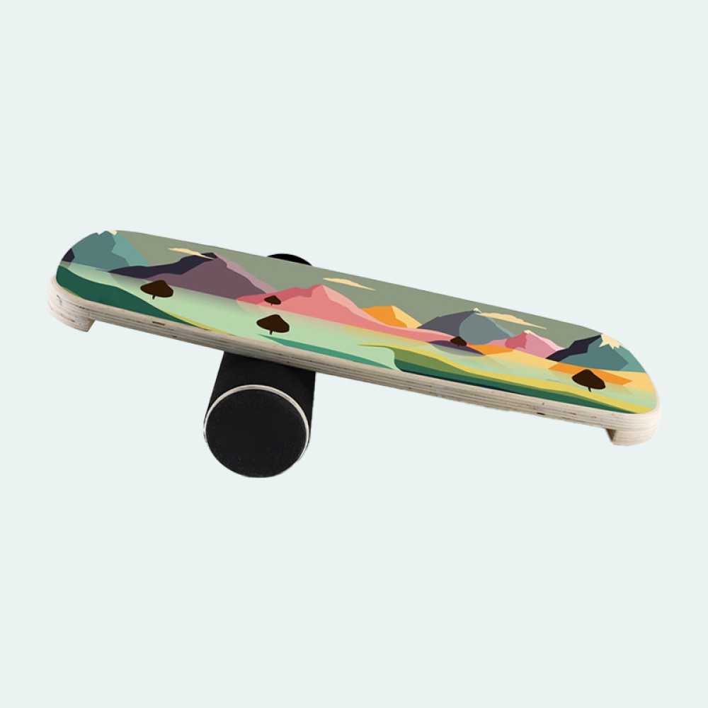 High load-bearing professional wooden balance training board