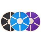 Multifunctional wooden balance training roller board