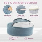 Large Buckwheat Organic Cotton Yoga Meditation Cushion