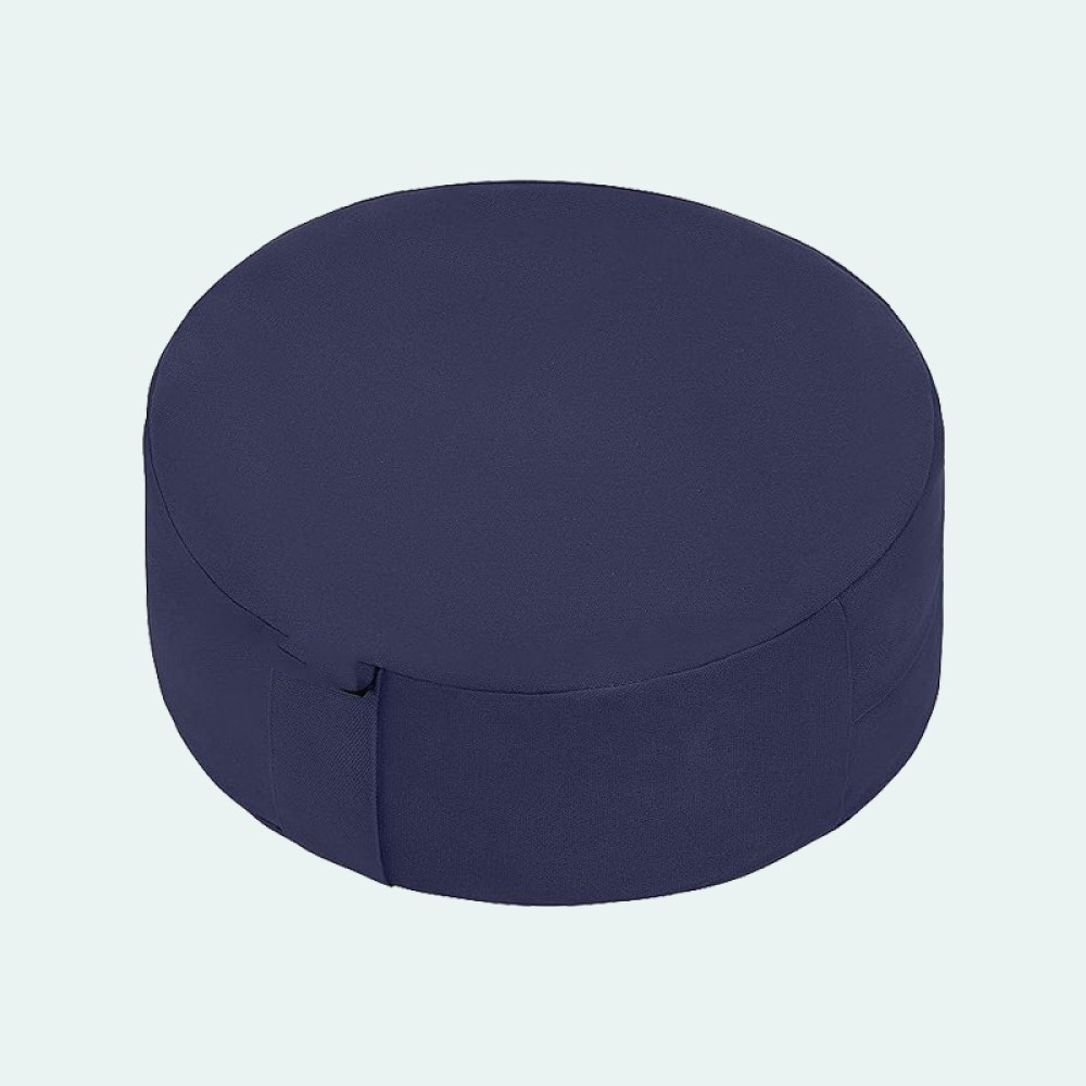 Organic cotton rectangular buckwheat yoga meditation pillow