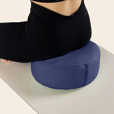 Organic cotton rectangular buckwheat yoga meditation pillow