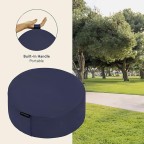 Organic cotton rectangular buckwheat yoga meditation pillow