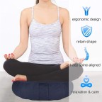 Moon-shaped removable and washable yoga pillow