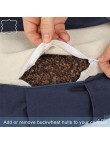Moon-shaped removable and washable yoga pillow
