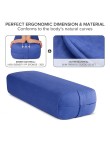 Organic cotton washable yoga meditation pillow