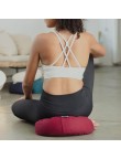 Washable buckwheat hull yoga meditation cushion