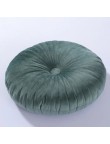 Colorful round organic yoga pillow