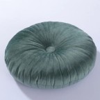 Colorful round organic yoga pillow