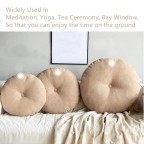 Large modern buckwheat yoga meditation pillow