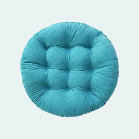 Machine washable round yoga pillow