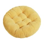 Machine washable round yoga pillow