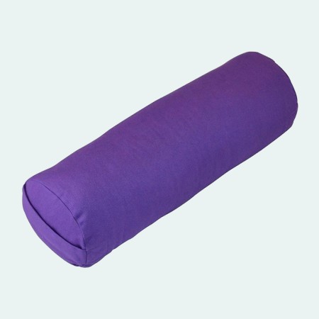 Solid color cylindrical yoga pillow
