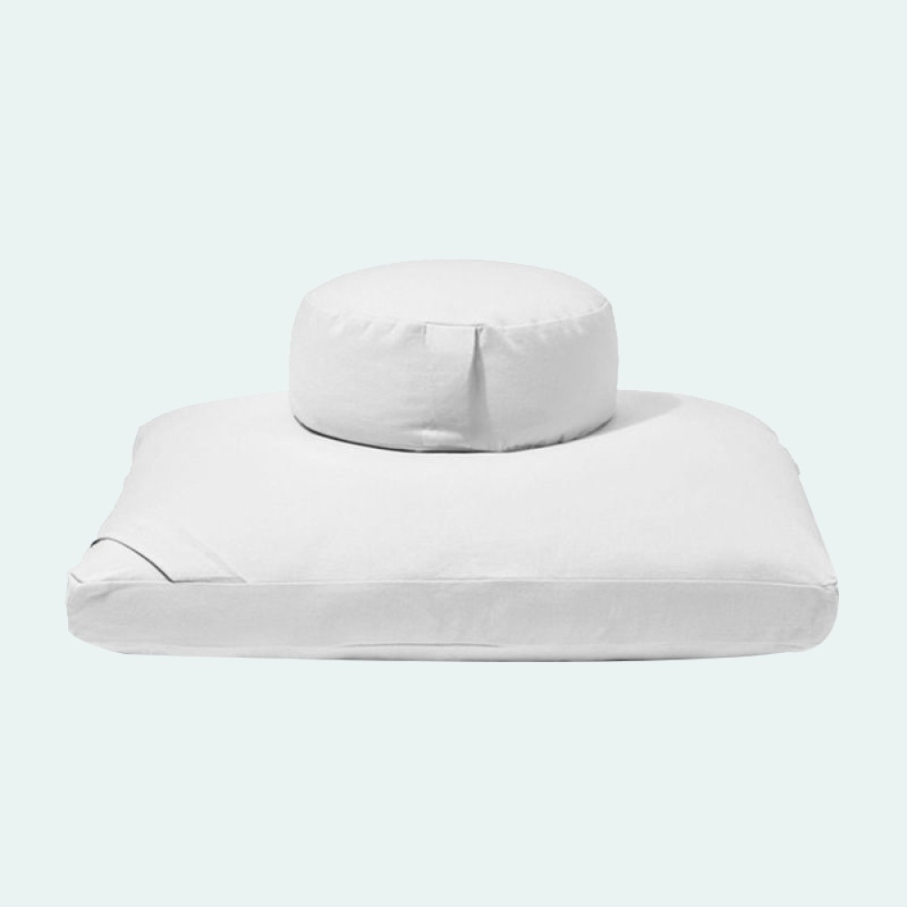 Removable organic cotton yoga meditation cushion
