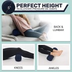 Organic round support yoga pillow