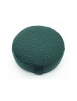 Round buckwheat-filled meditation yoga pillow