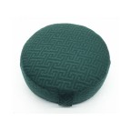 Round buckwheat-filled meditation yoga pillow