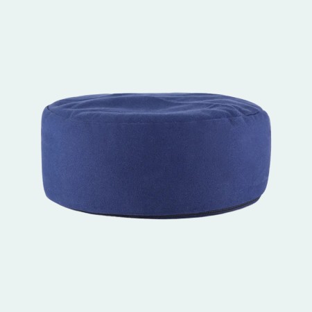 Large zipper buckwheat filled meditation yoga pillow