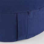 Large zipper buckwheat filled meditation yoga pillow